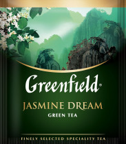 Чай зеленый ароматизированный Jasmine Dream 100пак. по 2гр., термосаше, в пакете Чай зеленый ароматизированный Jasmine Dream 100пак. по 2гр., термосаше, в пакете