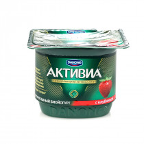 Бифидойогурт "Активия" Клубника, 135г., 2,9% Бифидойогурт "Активия" Клубника, 135г., 2,9%