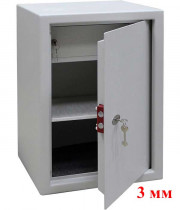 Сейф офисный (650*450*380мм.), отделение для денег (трейзер), ключевой замок Сейф офисный (650*450*380мм.), отделение для денег (трейзер), ключевой замок