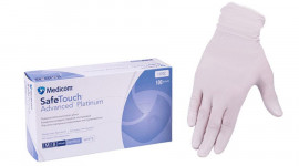 Перчатки нитриловые неопудренные, M, 100шт./уп. SafeTouch, Advanced™ Platinum Перчатки нитриловые неопудренные, M, 100шт./уп. SafeTouch, Advanced™ Platinum
